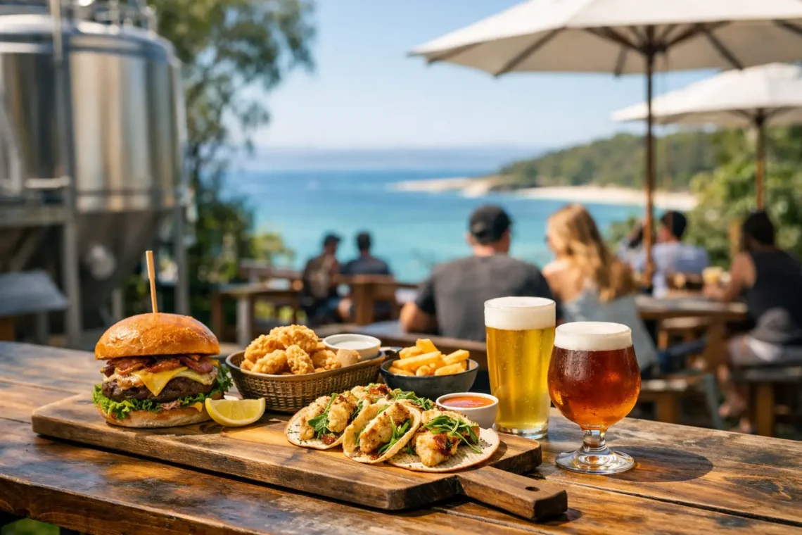 Best Brewery Lunch North Stradbroke Island